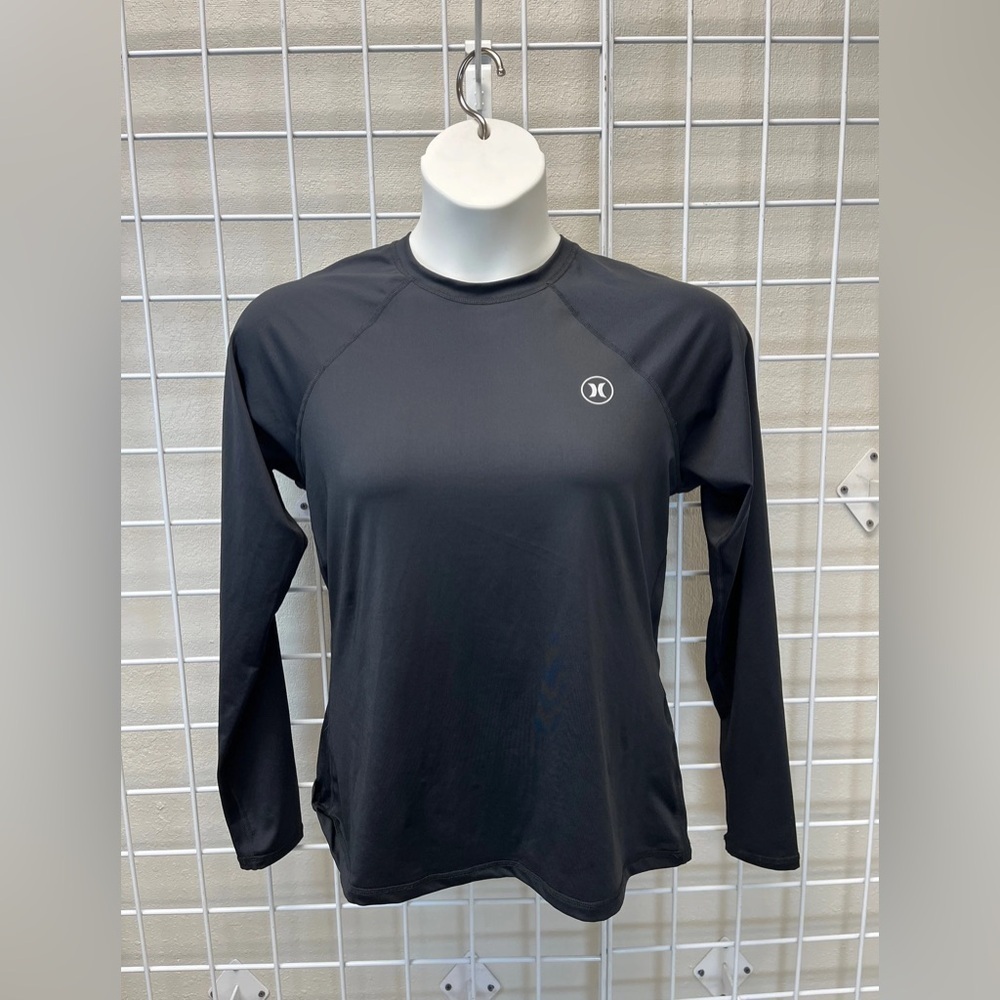 Hurley Black Swim Shirt - Size Large